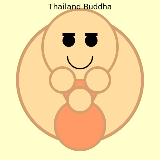 Thailand Buddha - DrawGPT