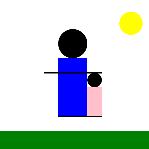 A Man with a Kid - DrawGPT