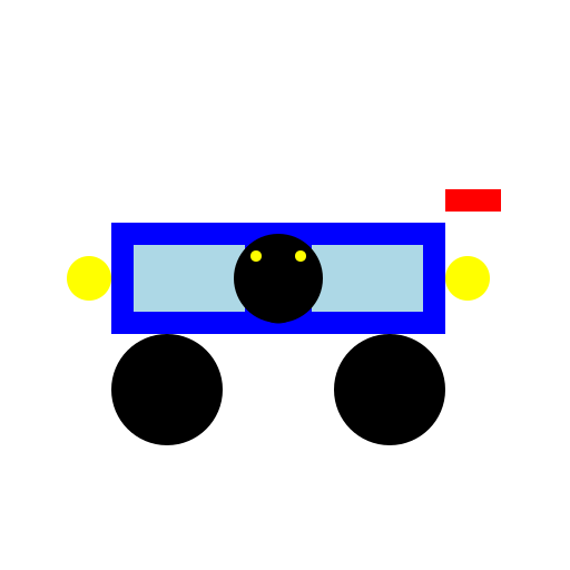 Colorful Car - DrawGPT