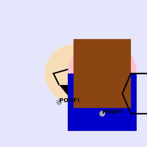 A Thin Bald Man Fighting a Fat Man with Swords, Smoking Cigarettes - DrawGPT