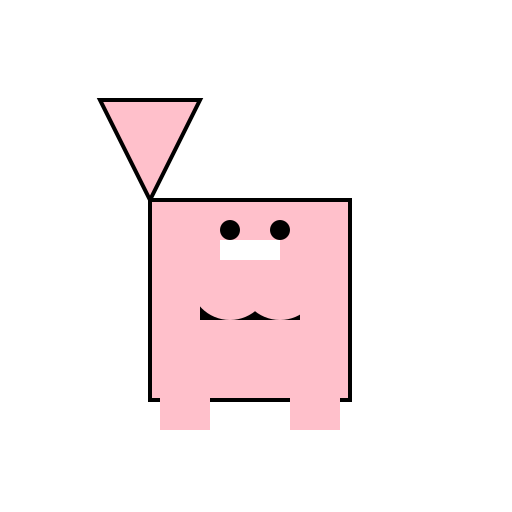A pink real bear - DrawGPT