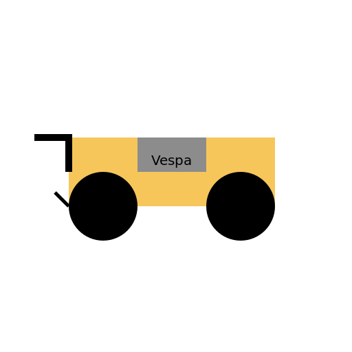 Classic Vespa Drawing - DrawGPT