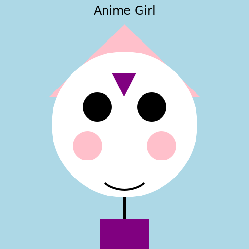 Anime Girl - DrawGPT
