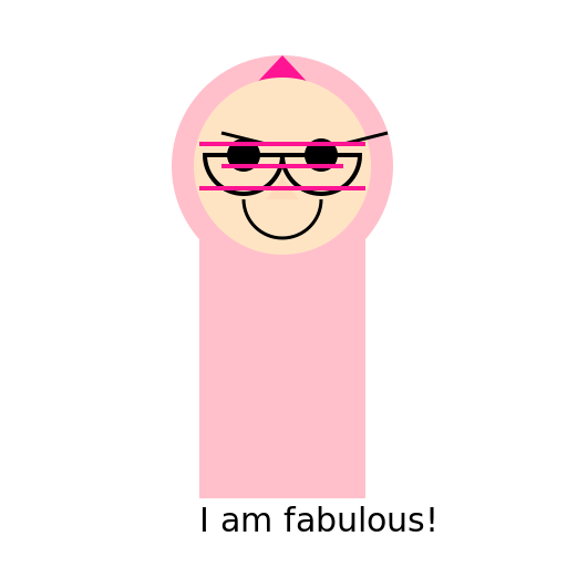 A man with pink hair - DrawGPT