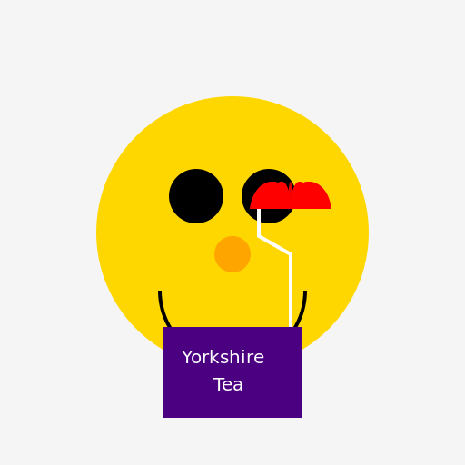 Yorkshire Man Drinking Yorkshire Tea - DrawGPT