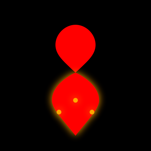 Love Heart on Fire Logo - DrawGPT