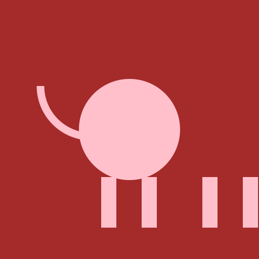 Pink Pig in a Mud Pen - DrawGPT