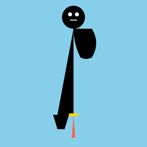 Batman Hero Falling from the Sky with an Ice Cream in His Hand - DrawGPT