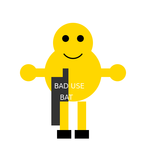 Player with a Bad Use Bat - DrawGPT