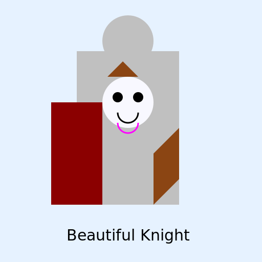 A woman knight after the war beautiful - DrawGPT