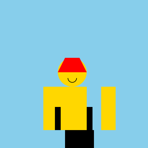Happy Construction Worker - DrawGPT
