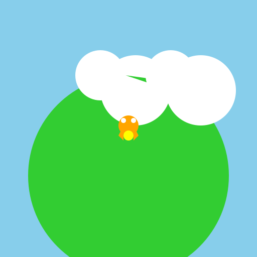 Tails flying to green hill zone - DrawGPT