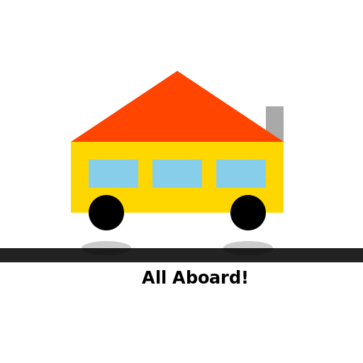 Whoo Whoo! All Aboard the Fun Train! - DrawGPT