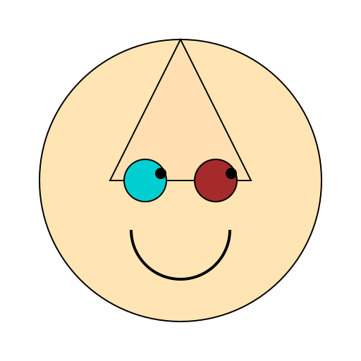 Blond Girl with Blue-Green-Brown Eyes and Short Hair - DrawGPT