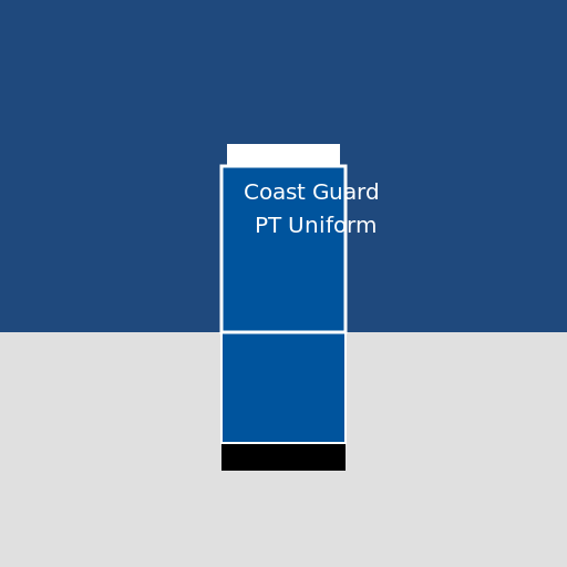Coast Guard PT Uniform Upgrade - DrawGPT