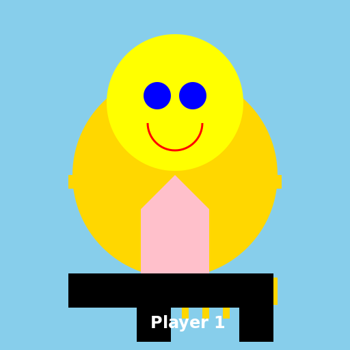 Blonde Video Game Character in a Bikini - DrawGPT