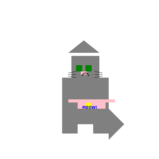 Step-by-Step Coloring of a Cute Cat - DrawGPT