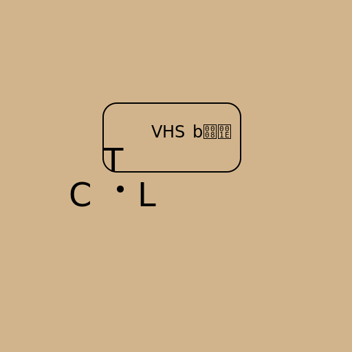 Old English Logo with VHS Icon and Speech Bubble - DrawGPT