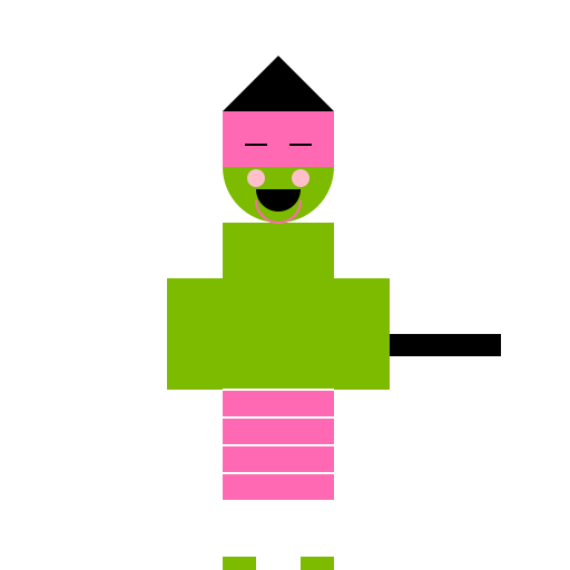 Warhammer 40K Ork in a Dress - DrawGPT