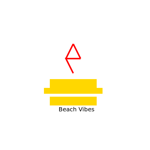 Beach Chair with Umbrella - DrawGPT