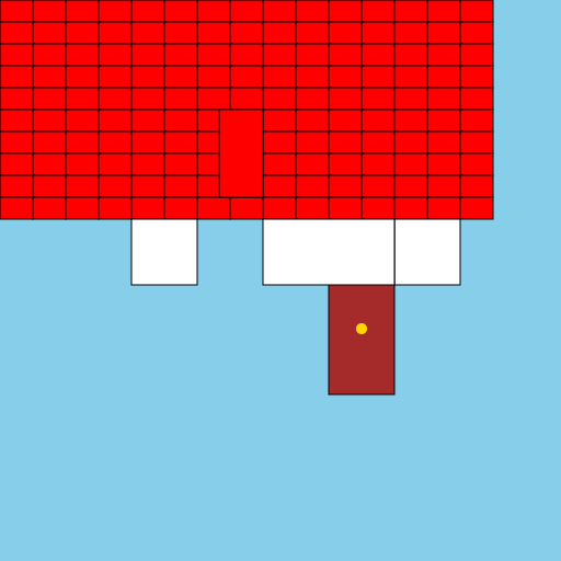 Red Brick House with a Chimney - DrawGPT