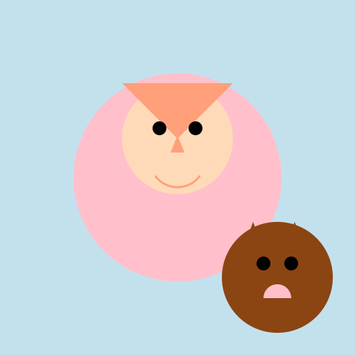 Girl with Her Dog - DrawGPT