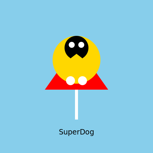 Maltese Dog Superhero - DrawGPT