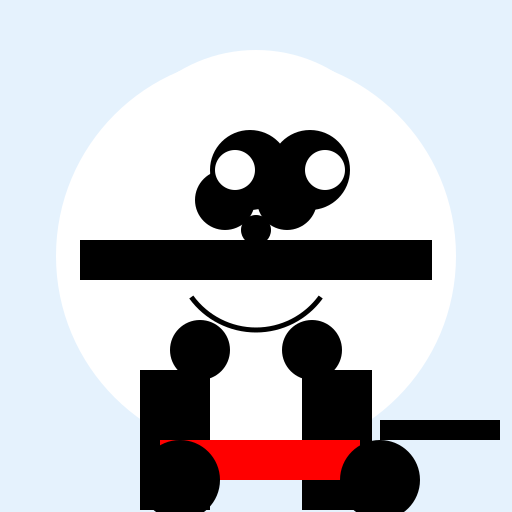 Cute Panda Riding a Bullet Bike - DrawGPT