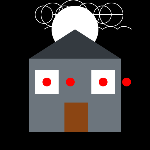 Scary Haunted House - DrawGPT