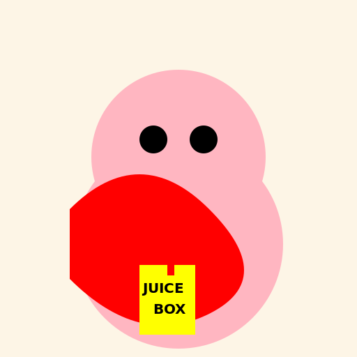 Cat with Devil Wings Drinking from a Juice Box - DrawGPT