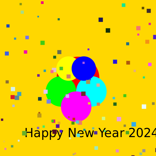 Happy New Year 2024 Greeting! - DrawGPT