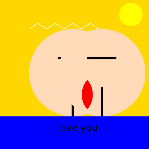 Long hair man and woman in love on a beach - DrawGPT