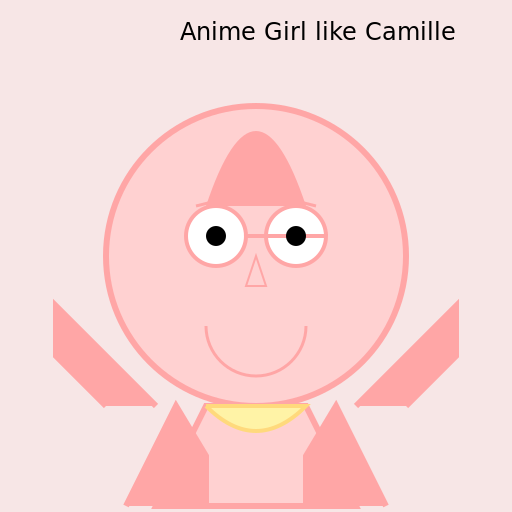 Anime Girl like Camille from League of Legends - DrawGPT