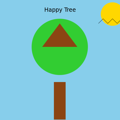 Happy Tree - DrawGPT