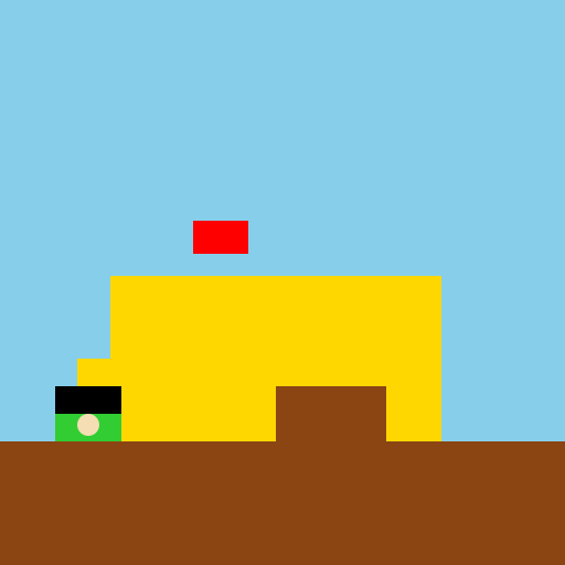 A Farmer Depositing Money at the Bank - DrawGPT