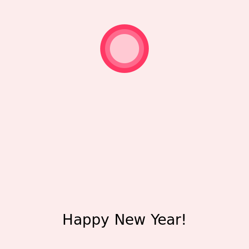 Happy New Year with Hibiscus Flower Background - DrawGPT