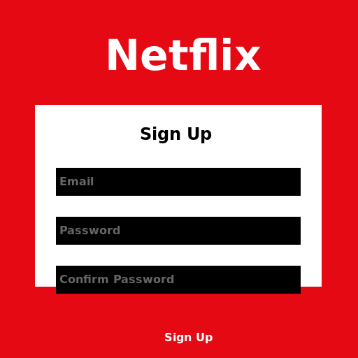 Netflix Sign Up Page - DrawGPT