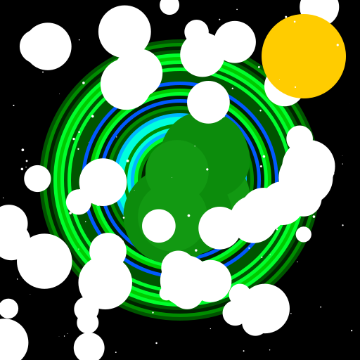 Beautiful Earth-like Planet - DrawGPT