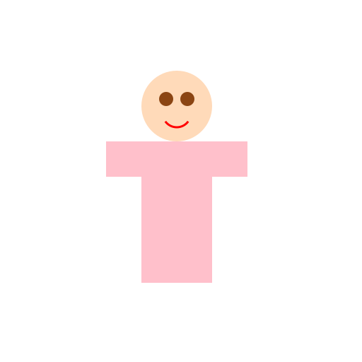 Woman with Slim Figure, Wide Hips, Brown Eyes, and a Nice Smile - DrawGPT