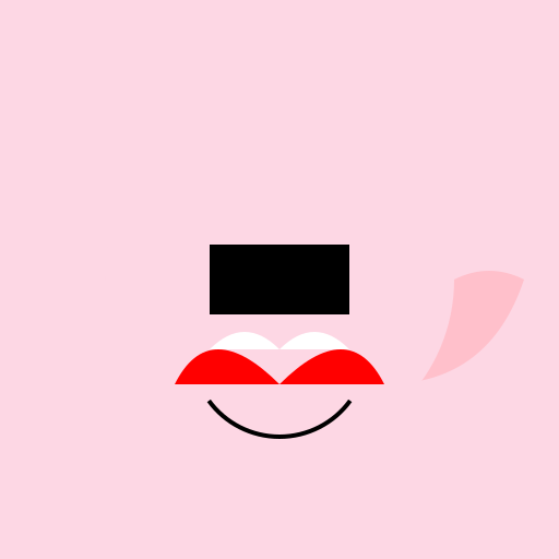 A Girl with Square Black Sunglasses, Wavy Hairs, Smiling, Wearing Red Hoodie - DrawGPT