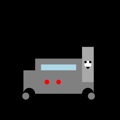 Scary Man Standing Next to a Car - DrawGPT