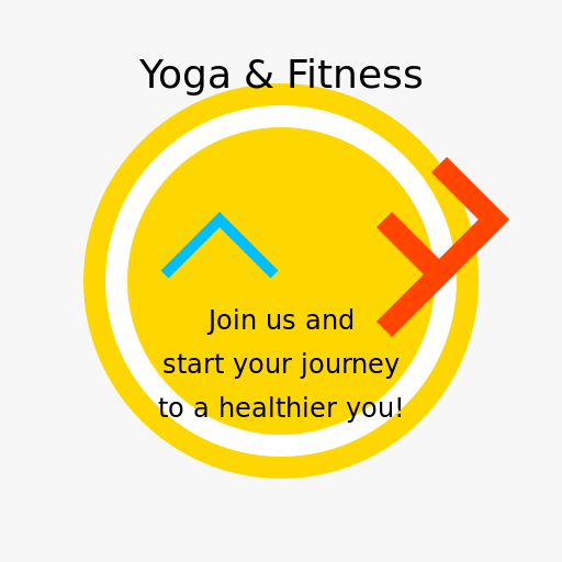 Yoga and Fitness Brochure - DrawGPT