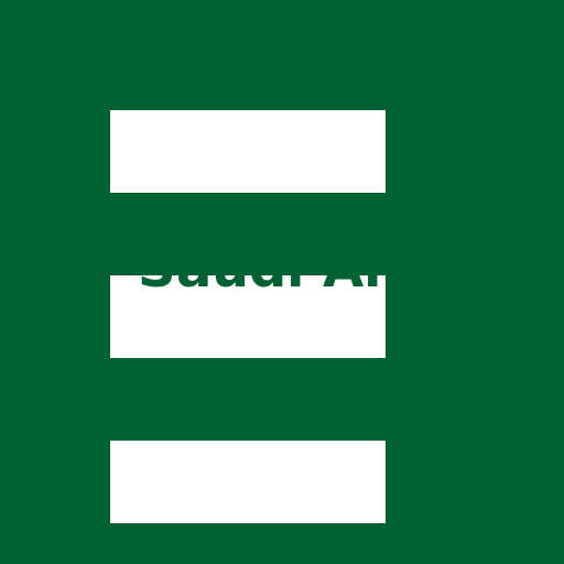 The Flag of Saudi Arabia (with Text) - DrawGPT