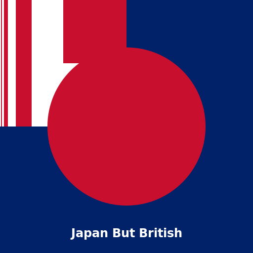 Flag of Japan But British - DrawGPT