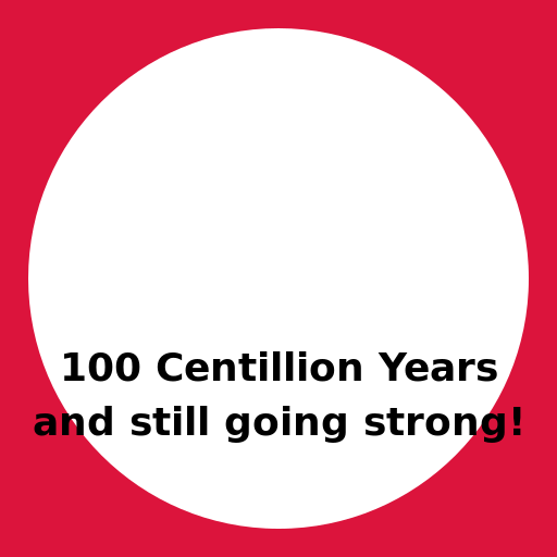 The flag of Japan But its about 100 Centillion Years - DrawGPT