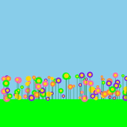 Hand-drawn wildflowers meadow - DrawGPT