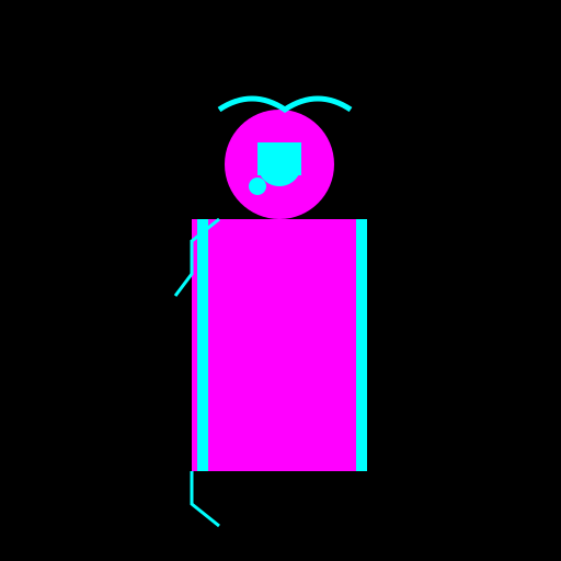 Neuvillette from Genshin Impact in Cyberpunk Style - DrawGPT