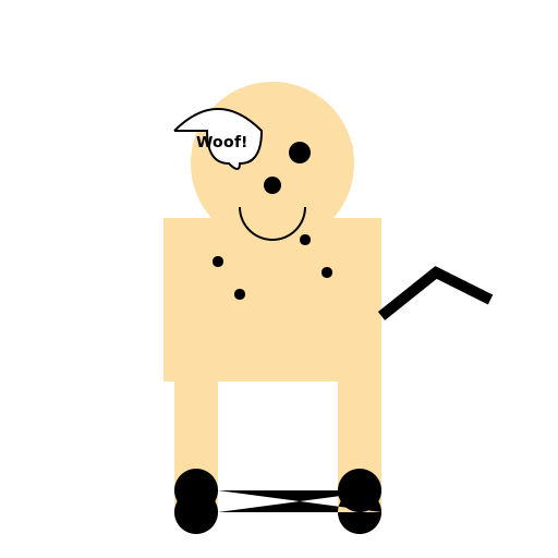 Blonde BeagleJack Russell Terrier Mix - DrawGPT