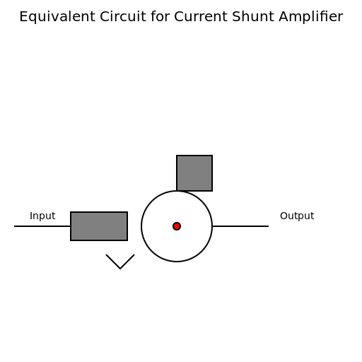 Equivalent Circuit for Current Shunt Amplifier - DrawGPT
