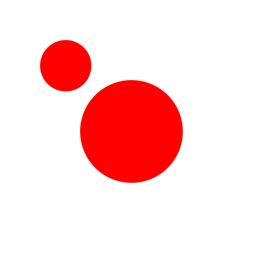 Red Circles on White Background - DrawGPT